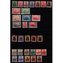 1920-39 - Danzig - Bedre samling  enkeltmærker, nogle med prøvning (BPP), sæt mm. i indstiksbog. - Frimærker - Stemplet & Ustemplet.